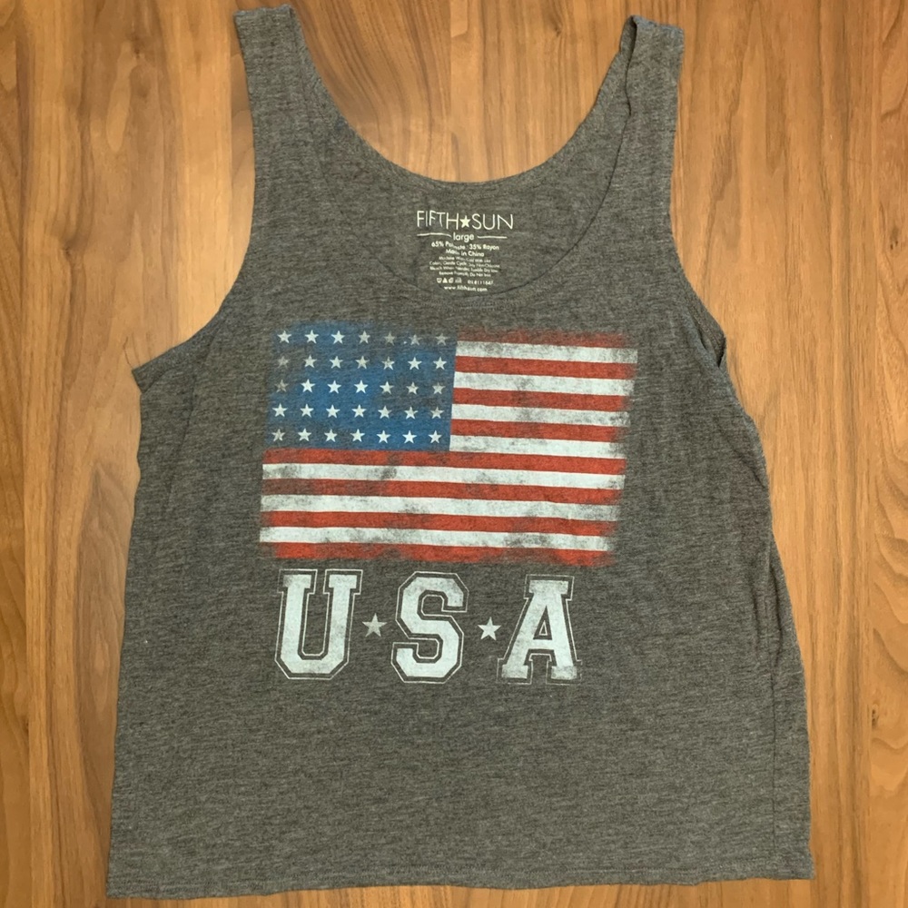 USA Crop Tank